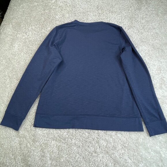 Zero Restriction Jayne Crew Neck Sweatshirt Navy Blue - Picture 2 of 6